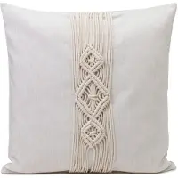 Gozze Kissenhülle Boho 50 x 50 cm Creme