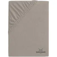 Sansibar Spannbettlaken in Taupe | Gr.: 140-160 x 200-220 cm