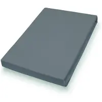 H. G. Hahn H.G. Hahn Spannbetttuch Primera Jersey in anthrazit | Gr.: 100 x 200