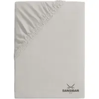 Sansibar Spannbettlaken in Stone | Gr.: 180-200 x 200 cm