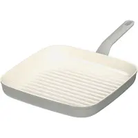 Berghoff 3950436, Quadratisch, Grillpfanne, Grau, CeraGreen, Pieter Roex, Leo