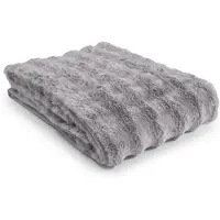 Magma Heimtex Magma Plaid Aline 140x200 cm | grau - grau