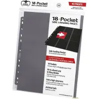 Ultimate Guard 18-Pocket Pages Side-Loading Grau (10)