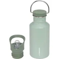 Lassig Trinkflasche LÄSSIG "Green", Kinder, Gr. 500ml, grün, Edelstahl, Trinkflaschen Trinkflasche