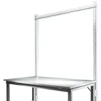 Manuflex Aufbauportal f. Ansatztisch STANDARD Arbeitstisch-/Werkbanksystem UNIVERSAL/PROFI, 1250 mm, lichtgrau