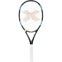 Pacific Tennisschläger BXT Raptor 107in/275g/Komfort schwarz/cyanblau - besaitet -