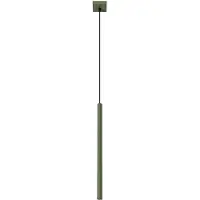 Sollux Pendelleuchte PASTELO 1 olivgrün 1xG9 8W Stahl 114x8x8cm