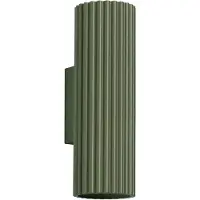 Sollux Wandleuchte KARBON 20 olivgrün 2xGU10 10W Aluminium 20x8.5x6.5cm