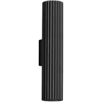 Sollux Wandleuchte KARBON 30 schwarz 2xGU10 10W Aluminium 30x8.5x6.5cm