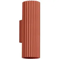 Sollux Wandleuchte KARBON 20 roter Ocker 2xGU10 10W Aluminium 20x8.5x6.5cm