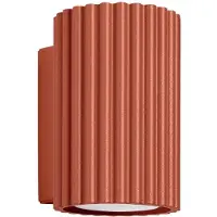 Sollux Wandleuchte KARBON 10 roter Ocker 1xGU10 10W Aluminium 10x8.5x6.5cm