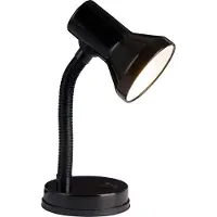 Brilliant Tischleuchte Junior | funktionale Tischleuchte | Metall/Kunststoff | schwarz | Kopf schwenkbar | 1x E27 max. 40 W