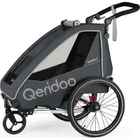 Qeridoo Fahrradanhänger Qupa 1 Modell Grey