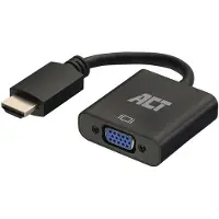 ACT 0,15 Meter, HDMI-A-Stecker auf VGA-Buchse, mit Audio AC7535