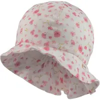 Sterntaler Sonnenhut in Weiß/ Pink - 47 cm