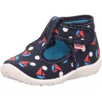 Superfit Hausschuh SPOTTY in Dunkelblau/Mehrfarbig | Gr.: 19
