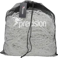 Precision Fußballtor Netz 2.5mm geknotet – weiß – 21x7 ft – 2er Set