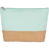 Kimood Clutch aus Baumwoll-Leinen und Jute