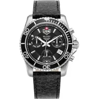 JDM Military Sierra Chrono Schwarze Herrenuhr JDM-WG019-05
