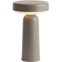 Muuto Ease Portable Tischleuchte Taupe - , dimmbar, Beige, für Wohnzimmer, Kunststoff