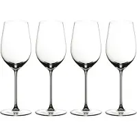 Riedel Veritas Riesling/Zinfandel Weinglas - Kristallglas - 14 oz (ca. 414 ml) - 4-teiliges Set, spülmaschinengeeignet