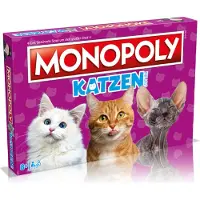 Winning Moves Monopoly - Katzen Brettspiel Gesellschaftsspiel Spiel Tiere