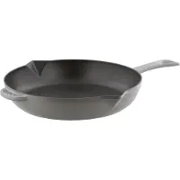 Staub Kochgeschirr Bratpfanne Pfanne rund Graphitgrau 26 cm