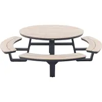 Garden Impressions Bell Picknick-Set Ø148 × 75 cm – Dunkelgrau