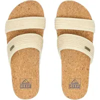 Reef Sandalen Damen Cushion Vista Hi Vintage Raffia-Schuhgröße 38,5