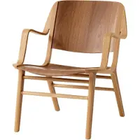 &tradition AX HM11 Sessel, eiche lackiert / walnuss