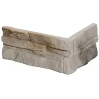STONES Patan Fassadenecke soft grey 24x10 cm Relief RPATANSOGR