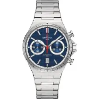 Certina C0434271104100 Herrenuhr Automatik DS-7 Chronograph Stahl/Blau