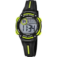 Calypso Chronograph WATCHES "Digital Crush", schwarz (schwarz, neongelb), Armbanduhren, Jungen, Chronograph, Armbanduhr, Quarzuhr, Kinderuhr, Datum, digital, Stoppfunktion