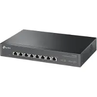 TP-LINK 8-Port 10G Desktop/Rackmount Switch, Unmanaged, 10G Ethernet (100/1000/10000), Rack-Einbau, 1U