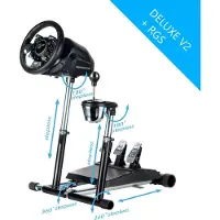 Wheel Stand Pro Deluxe V2 (schwarz, Thrustmaster T300RS/TX/T150/TMX + RGS + GTS)
