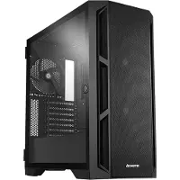 Chieftec APEX AIR GA-01B-M-OP ATX, Midi Tower, PC, Schwarz, ATX, EATX, micro ATX, Mini-ITX, SPCC, Gaming