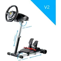 Wheel Stand Pro F458/F430/T80/T100 Deluxe V2 Steering wheel mount Black