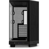 NZXT H6 Flow, Midi Tower, PC, Schwarz, ATX, micro ATX, Mini-ITX, Stahl, Gehärtetes Glas, 16,3 cm