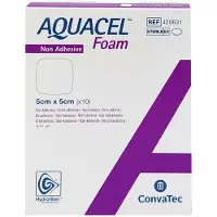 ConvaTec (Germany) GmbH Aquacel Foam Nicht adhäsiv 5x5 cm Verban 10 St