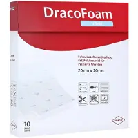 Dr. Ausbüttel & Co. GmbH Dracofoam Infekt Schaumst.wundauf.20x20 10 St