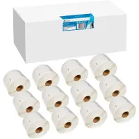 G&G 12x 1 Etiketten -VORTEILSPACK- Kompatibel mit Dymo 11354/ s0722540