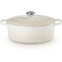 Le Creuset Schmortopf Le Creuset Signature Oval Meringue 29 cm