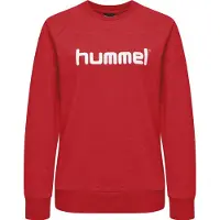 Hummel Sweatshirt Damen Cotton Logo