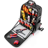 Knipex Werkzeugrucksack Modular X18 Elektro 22-teilig 530 mm