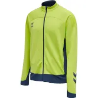 Hummel LEAD Polyester Zip Jacke lime punch M