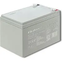 Qoltec AGM Batterie | 12V | 14Ah | Wartungsfrei | Effizient | LongLife | für USV, Sicherheit