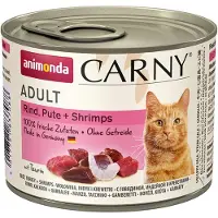 Animonda Carny Adult Rind, Pute + Shrimps 12 x 200 g