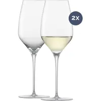 Zwiesel Glas Glas Handmade Weißweinglas Alloro Riesling 2er Set, Wein Glas, 426 ml, 122093