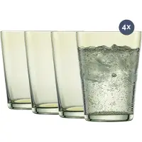 Zwiesel Glas Wasserglas Together Olivgrün 548 ml (4-teilig)