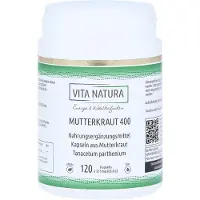 Vita Natura Mutterkraut 400 mg Vegi-Kapseln 120 St Kapseln